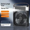 Five-hole Spray Humidifying Fan, Portable, ABS, USB - view 2