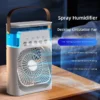Five-hole Spray Humidifying Fan, Portable, ABS, USB - view 5