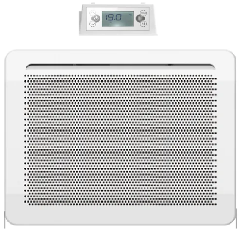 Fixed Convector Heater, 1000W, Aluminum, Waterproof, LCD - view 3