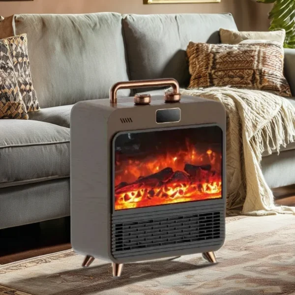 Flame Electric Heater, 3D, B-EHA025 - view 3