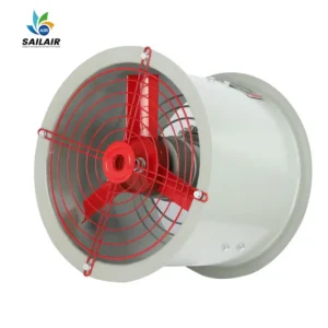 Flame-proof Axial Fan, ATEX, 16inch, 37200m3, 4KW, Duct Fan