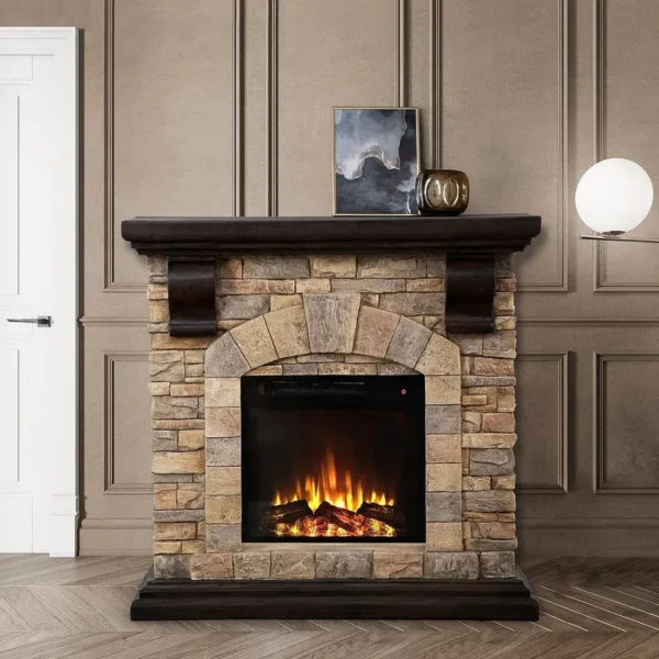 Flame Water Vapor Fireplace, 3D, 120V, 1500W - view 2