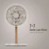 Floor Fan, Portable, 12", 120°, 8-Speed