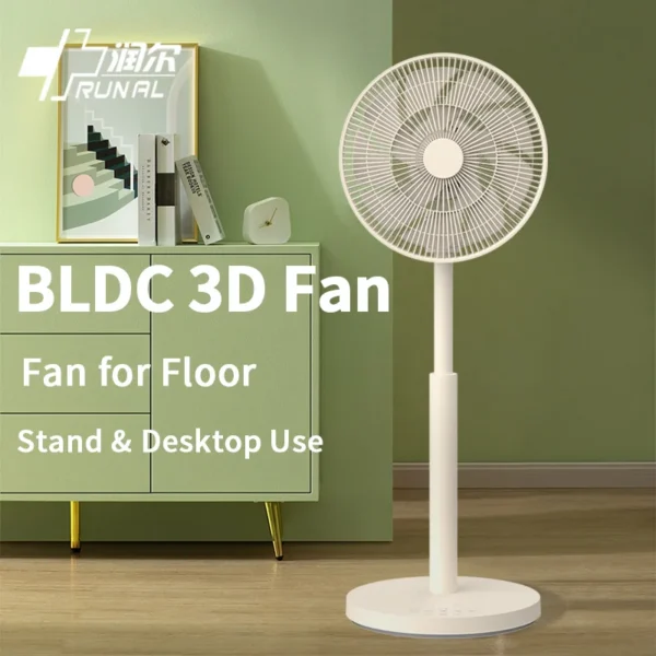 Floor Stand Fan, RUNAL, 360, Plastic - view 2