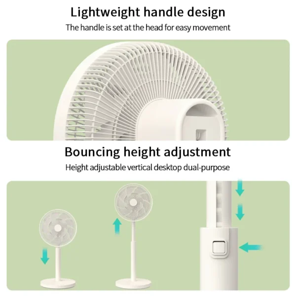 Floor Stand Fan, RUNAL, 360, Plastic - view 6