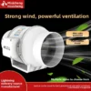 Flow Booster Duct Fan, Copper, 50-60dB - view 5