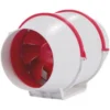 Flow Booster Duct Fan, Plastic, 110 V, Electric