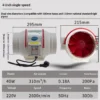 Flow Booster Duct Fan, Plastic, 110 V, Electric - view 2