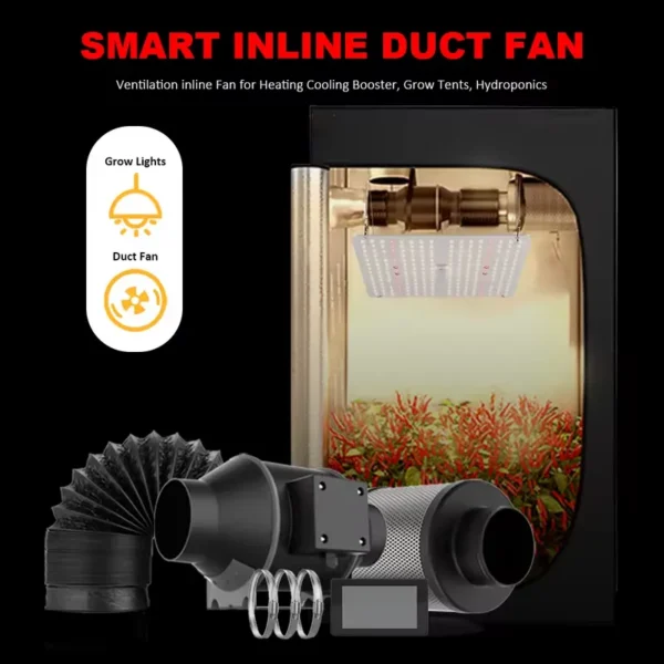 Flow Duct Fans, 6'', 120V, 400 CFM - view 5