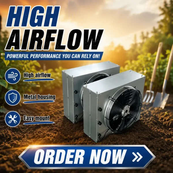 Flow Electric Heating Fan, 50kW, 7100m3/h, Axial - view 3