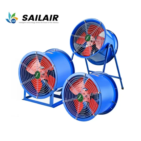 Flow Exhaust Fan, Axial, 220 V, 10000m3