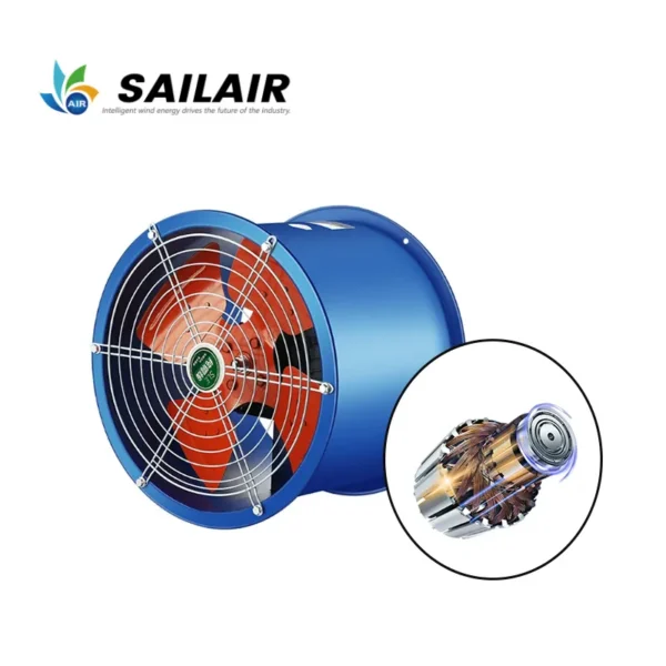 Flow Exhaust Fan, Axial, 220 V, 10000m3 - view 2