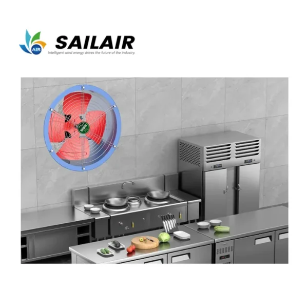 Flow Exhaust Fan, Axial, 220 V, 10000m3 - view 6