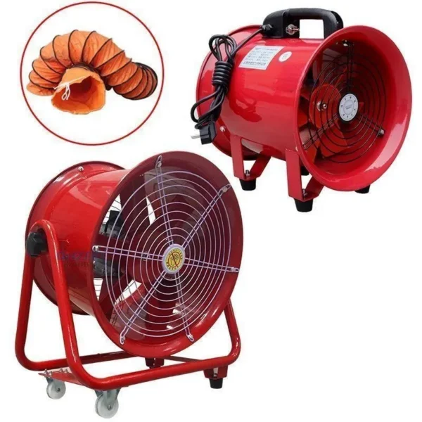 Flow Exhaust Ventilation Fan, Portable, Axial - view 6
