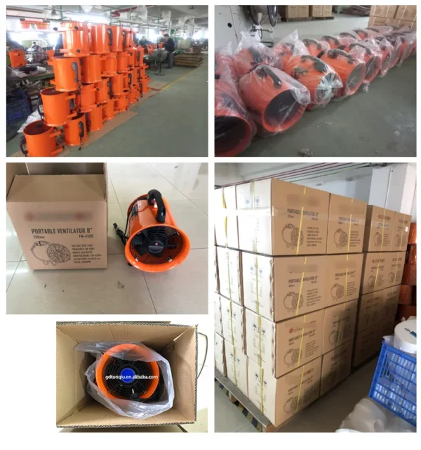 Flow Exhaust Ventilation Fan, Portable, Axial - view 6