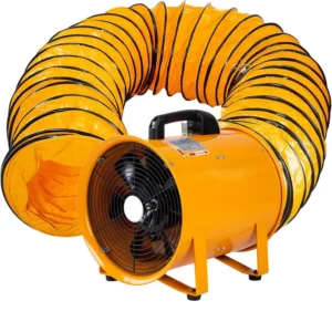 Flow Exhaust Ventilation Fan, Portable, Axial, 10M