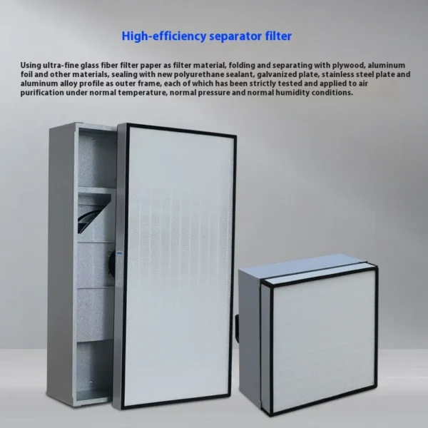 Flow Hood Hepa Filter, 110v, 120v, 99.99%, 2x2 - view 2