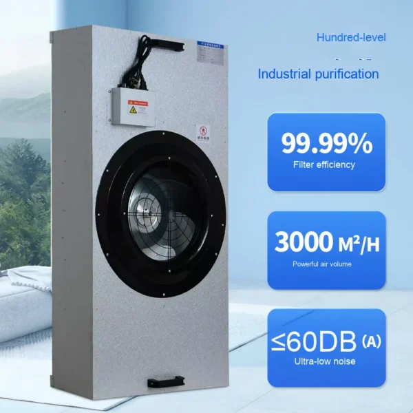 Flow Hood Hepa Filter, 110v, 120v, 99.99%, 2x2 - view 5