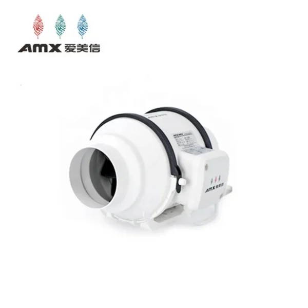 Flow In-line Duct Fan, ABS, 220 V, 20-1250W