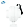 Flow In-line Duct Fan, RF-160W2, DCFAIR, Plastic