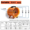 Flow Industrial Exhaust Fan, Portable, 110V/220V, 380V, Axial - view 2