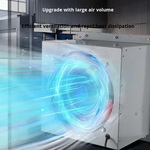 Flow Industrial Ventilation Fan, DWEX, Axial, 45-Degree - view 2