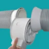 Flow Inline Air Fan, 220V~230V, Corded Electric - view 5