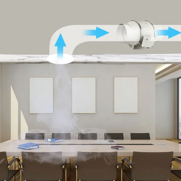 Flow Inline Air Fan, 220V-240V, 220V~230V, Corded Electric - view 5