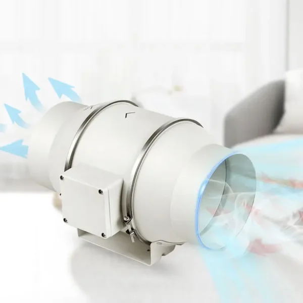 Flow Plastic Duct Fan, 220V, 220V~230V, Corded Electric - view 4