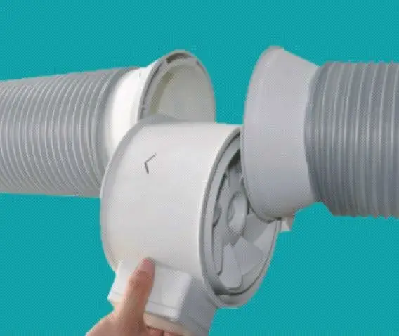 Flow Plastic Duct Fan, 220V, 220V~230V, Corded Electric - view 5