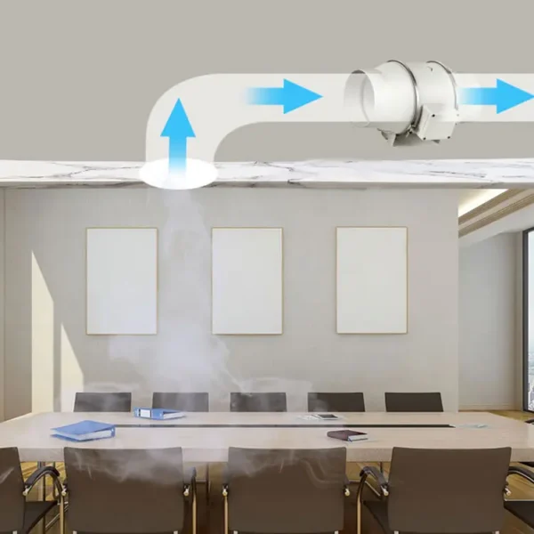 Flow Plastic Duct Fan, 220V, 220V~230V, Corded Electric - view 6