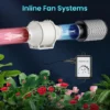 Flow Pwm Inline Fan, Centrifugal, 100-240V, Plastic - view 3