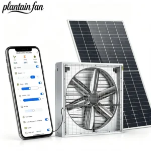 Flow Solar Exhaust Fan, Wall, Axial