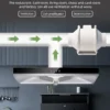 Flow Wall Duct Fan, FULUDE, Plastic, Centrifugal, 220V - view 2
