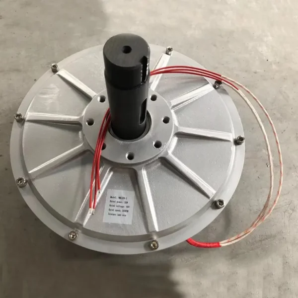 Flux Permanent Magnet Generator, Portable, 100W, 500RPM, Axial - view 3