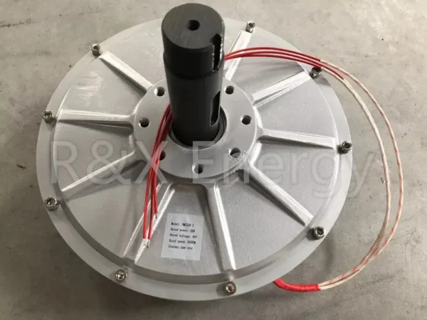Flux Permanent Magnet Generator, Portable, 100W, 500RPM, Axial - view 6