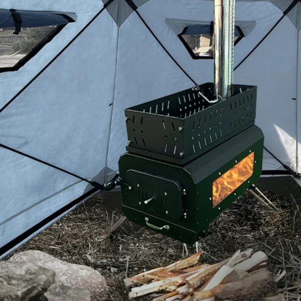 Foldable Firewood Sauna Stove, Carbon Steel