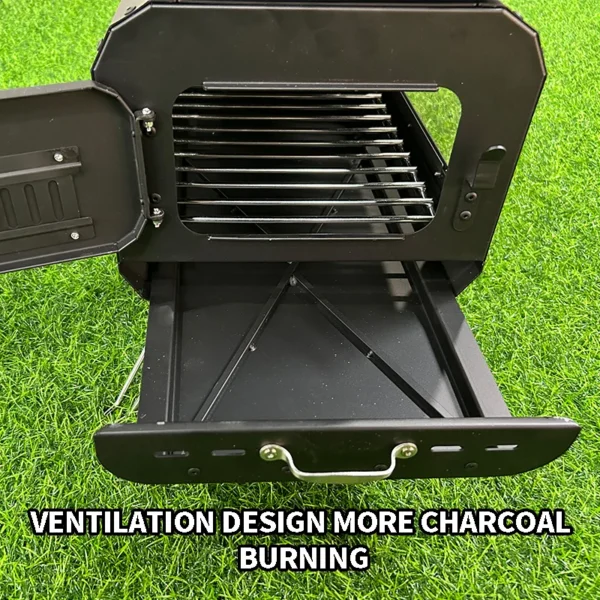 Foldable Firewood Sauna Stove, Carbon Steel - view 4