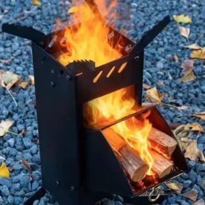 Foldable Metal Rocket Stove, Portable