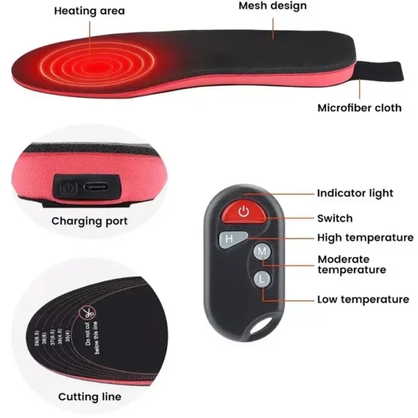 Foot Hand Warmers, 100% Soybean, insole - view 3