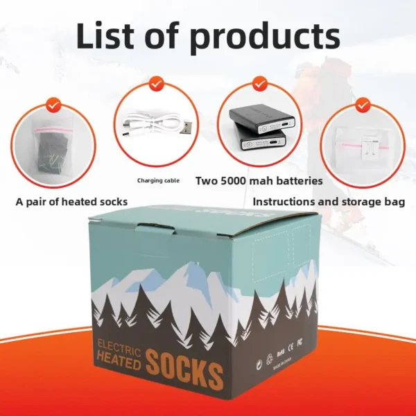 Foot Hand Warmers, 2200 mAh, cotton cloth - view 2