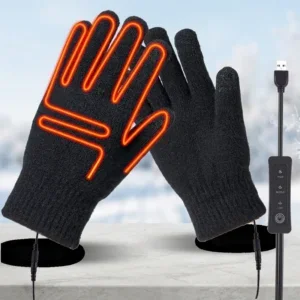 Foot Hand Warmers, USB, Knitted, Full Finger