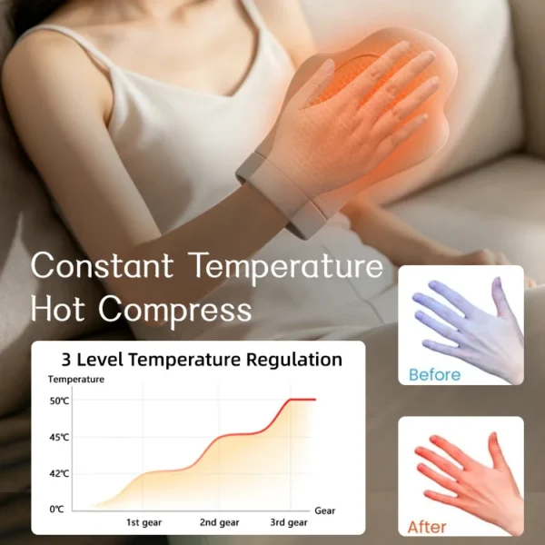 Foot Hand Warmers, USB, USB Rechargeable, handheld massager - view 3