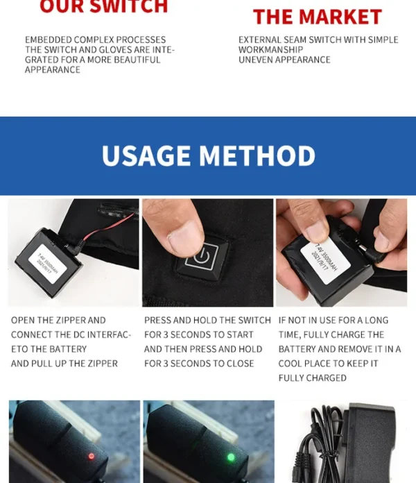 Foot Hand Warmers, USB, Waterproof - view 5