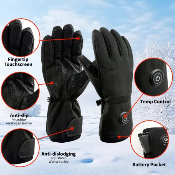 Foot Hand Warmers, USB, Waterproof, 3-Gear - view 6
