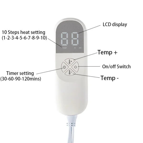 Foot Warmer, 10000mAh, 10-Step, 12-Timer - view 2