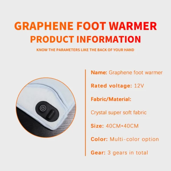 Foot Warmer, 12V, Electric Power - view 6