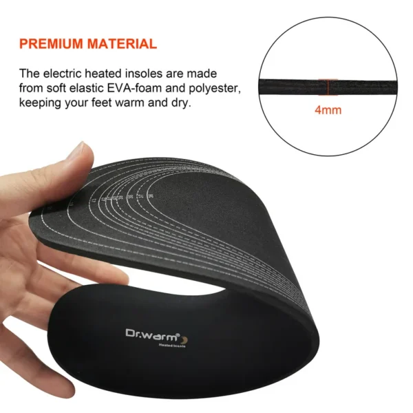 Foot Warmer, EVA+Heated system, Shoe Insoles - view 4