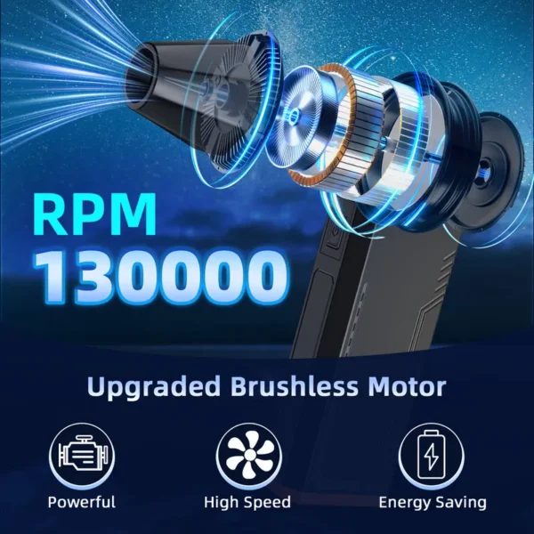 For Fan, 130000RPM, Brushless, 4000mAh - view 2