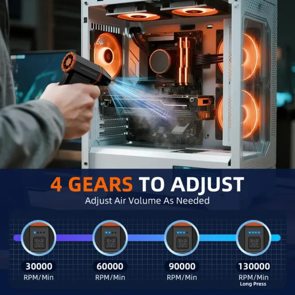 For Fan, 130000RPM, Brushless, 4000mAh - view 3